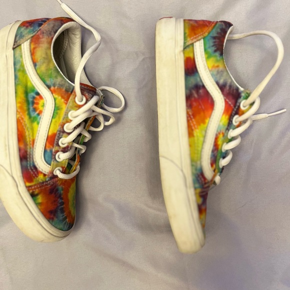Vans unisex classic custom tie dyed sneakers. Great Women’s 6.5 Men’s 5.0 - Picture 4 of 15
